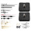 Clock movement set, battery operated, replacement for quartz clock movement 2