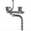 Drain set for double sinks, space-saving drain set for kitchen sinks 1