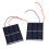 2 pieces 1.5 V 400 mA 80 x 60 mm Micro-Mini Power solar cells for solar modules 1