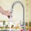 Kitchen Pull-Out Faucet Sprayer Head, Silver, G1/2, 95x30mm 11