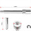 Car door hinge bolt roller pin repair kit for 1
