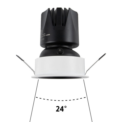Tuya Zigbee Intelligent LED-spotlight med dimningsfunktion 12W Bländfri A 1