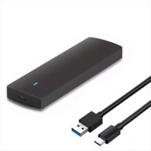 M.2 SATA SSD-kabinettadapter USB 3.1 Gen1 5 Gbps verktygsfritt kabinett