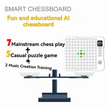14-in-1 Smart Gomoku Go Elektronisches Brettspiel Tisch-KI-Kampf