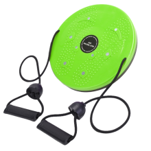 Waist-shaping disc, fitness balance board, weight loss trainer, green