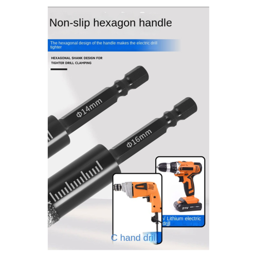 10 pieces Hex Shank Brazed Dry Ceramic Tile Diamond Drill Bit Opener 1