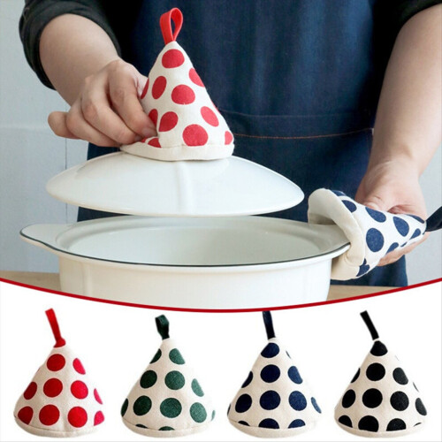 Triangular anti-scald pot cover, insulated kitchen gloves A 2