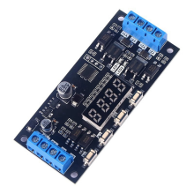MOS LED Digitalt Tidsfördröjningsrelä Trigger DC 12V 24V Dubbelvägs