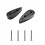 Bicycle handlebar risers, aluminum alloy handlebar spacers, 10mm 1