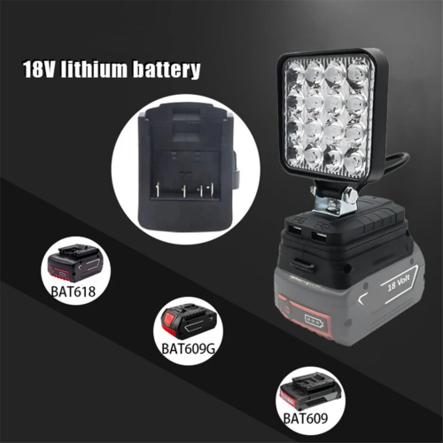 16 LED work lights for Bosch 18V lithium battery 2