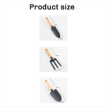 3-piece garden trowel set for gardening and camping