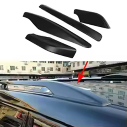 4PCS ABS Auto Dach Gepäck Rack Schiene Ende Abdeckung Shell für 1