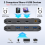 10-Gbit/s-USB-3.2-Switch, USB-C-Switch, 4-Port-USB-Switcher für PC 2