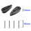 Bicycle handlebar risers, aluminum alloy handlebar spacers, 10mm 2
