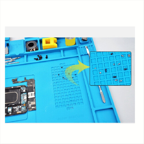Silicone soldering mat, antistatic ESD rework platform, type: 501 2