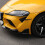 Front bumper side spoiler decorative stickers for A90 A91 4