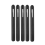 Dining room crumb scraper, steel, black, 5 pieces 1