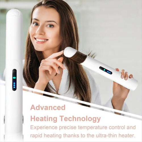 Wireless hair curler - USB rechargeable, fast heating, B 1