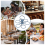Beverage rack, capacity for 6 bottles, rotating folding design, reusable 4