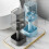 Toiletry storage, vertical toothbrush rack for the home, 2