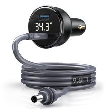 För Mini 100W 2-i-1-laddare med 3 meter lång Typ-C till DC-kabel