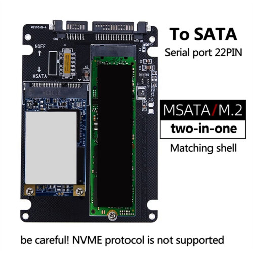 NGFF to SATA 3 external hard drive enclosure adapter board 2