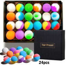 24-teiliges Badebomben-Geschenkset mit Überraschungstieren für Sie/Ihn, Frau/Freundin, Geburtstag, Weihnachten,