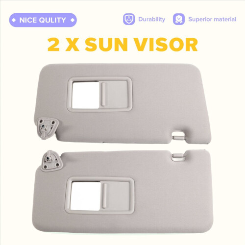 Sun visor with mirror, driver's side left, for Nissan Tiida Versa 2
