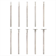 10 T-vormige diamantfreesjes – 3/32 inch schacht, mini-kanaalfreesjes