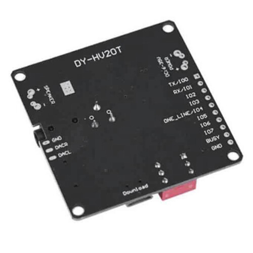 5-part speech playback module with support for Micro-SD cards 2