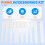 Piano accessory set: White keys, leather covering on the keys 4