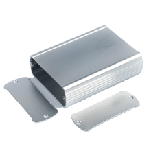 Aluminiumhölje 82x32x110mm Vattentät integrerad låda Silver