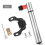 Draagbare fietspomp – 130 psi – mini fietspomp – zilver 2