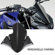 Motorrad Frontscheibe Metall Luftstrom Windabweiser für Yamaha