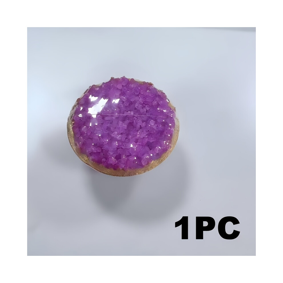 Lavender 120G/1Pc Large Weight Bath Salt Ball, Sea Salt Bath Salt Ball, Rich Scent, Abundant Bubbles, Gently Cleanses