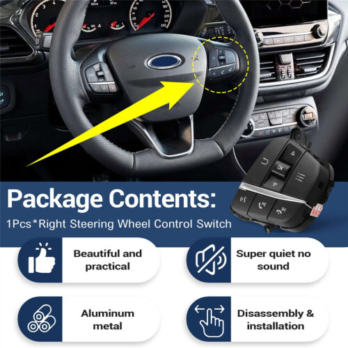 Multifunctional steering wheel switch for cruise control – Ford 2