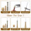 9-piece saddler's awl set with copper handle and 6 needles 2
