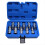 1/2-inch hex bit kit, hex socket wrench with hex sleeve, H 1