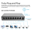 8-Port-Gigabit-Ethernet-Switch 10/100/1000 Mbit/s, EU-Stecker 4