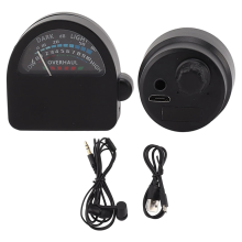 Wall pipe leak detector, clear, noise-sensitive water leak detection device