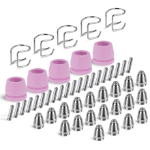 50-piece AG60P plasma cutter consumables set