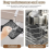 Reusable silicone air fryer splash guard 3