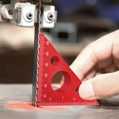 Right-angled ruler, woodworking ruler, triangular ruler, scale, machinist 2