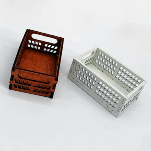 Bread rack, cake rack, storage box/basket with toys, white 1