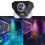 Party light DJ three-head disco ball light with pattern projection 3