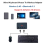 USB keyboard and mouse Bluetooth adapter, Bluetooth USB hub adapter 4