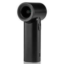 Handheld electric fan, mini turbo air cooling, office fan, black