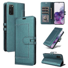 () Flip Case For Samsung Galaxy S20 FE Premium PU Leather Magnetic Buckle Closure Kickstand Card Slots RFID Blocking