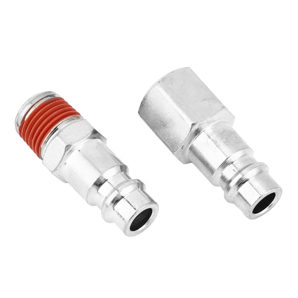 12 Connectors 1/4 BSP Pneumatic Coupler Set