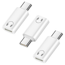 3-pack USB-C to interface headphone audio adapter converter